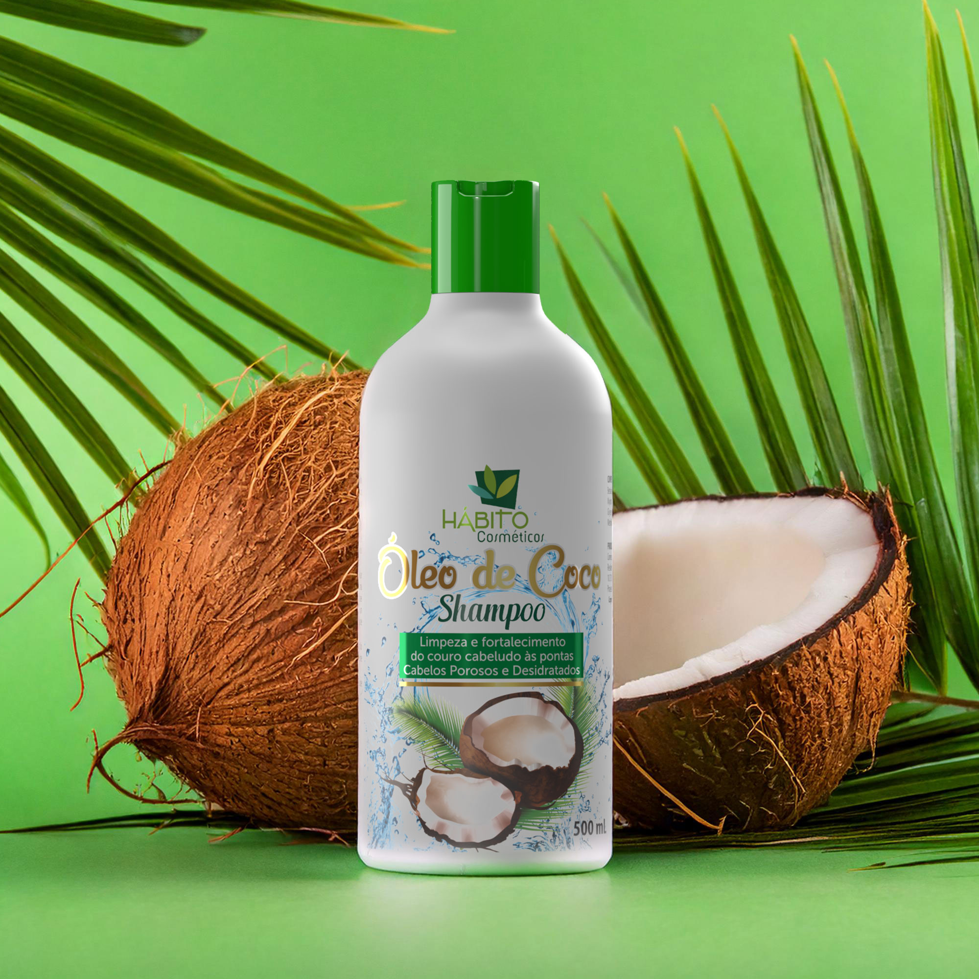 Shampoo Óleo de Coco – Hábito Cosméticos