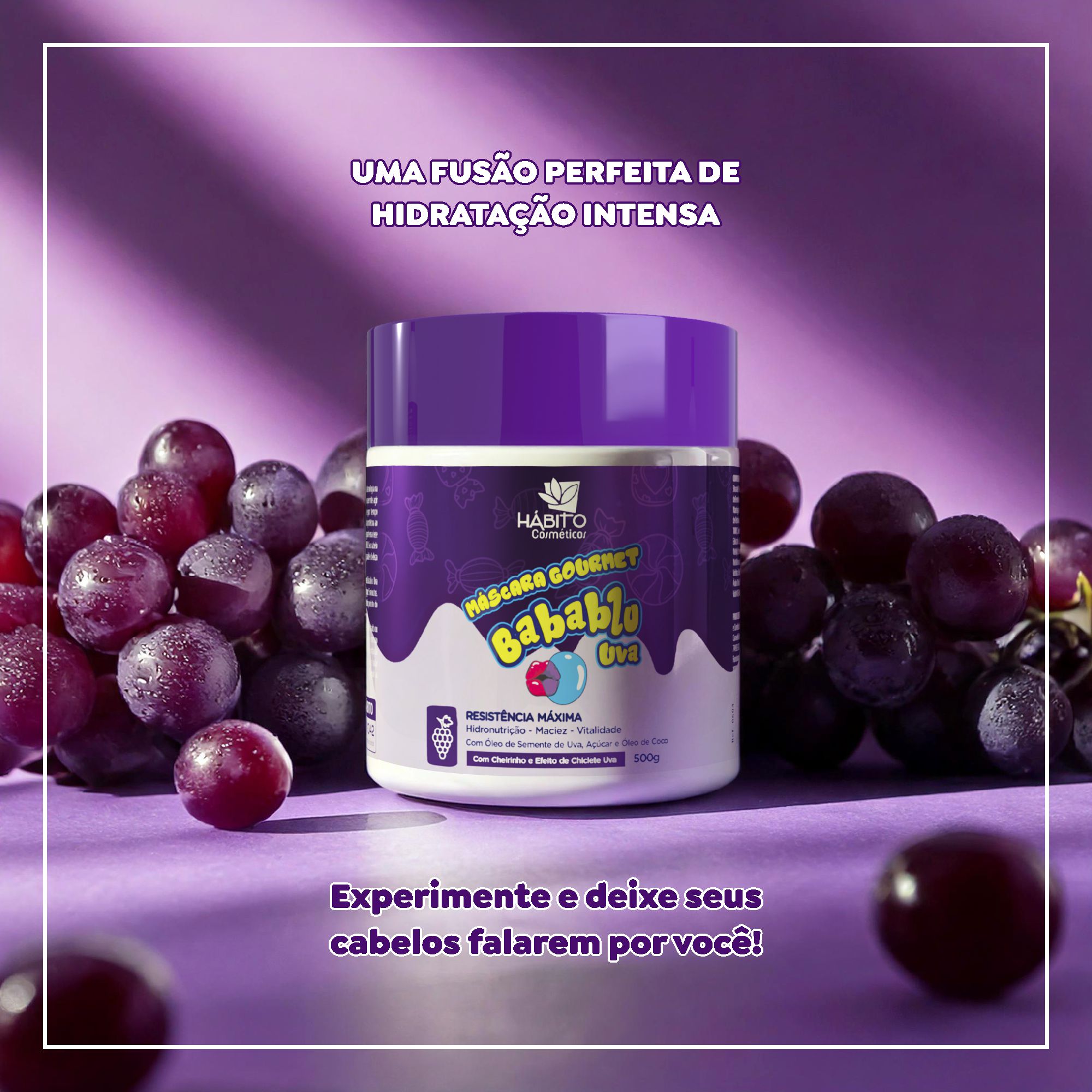 Máscara Babablu Uva - Imagem 2